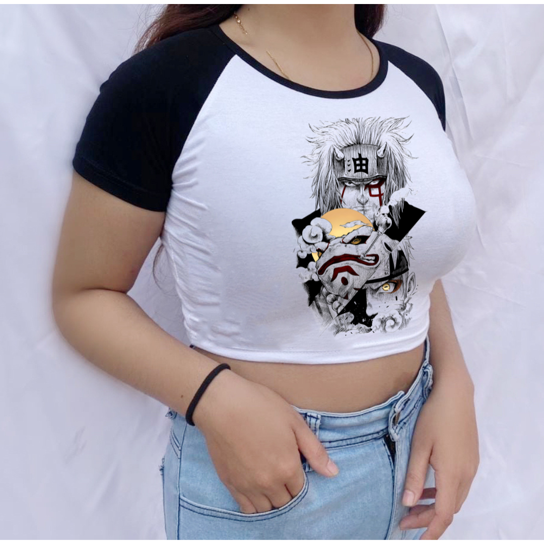 Naruto Contrast Crop Tee